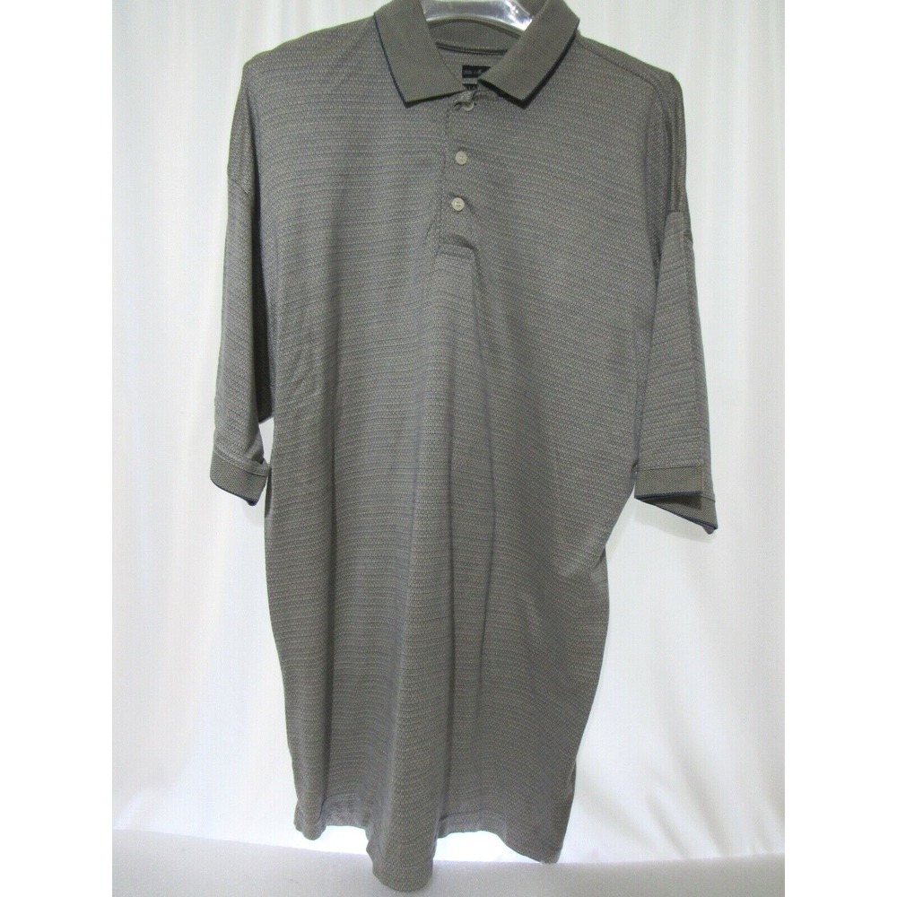 Gian Franco Ruffini XL/TTG  Green Mercerized 60‎ 2 ply Cotton Polo Shirt - Picture 2 of 5